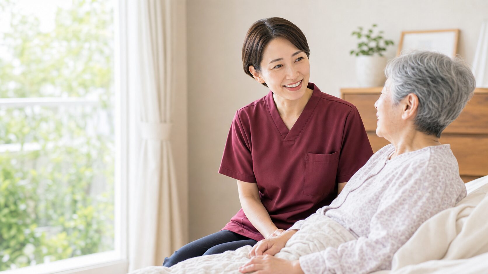 利用者様に寄り添う訪問看護師